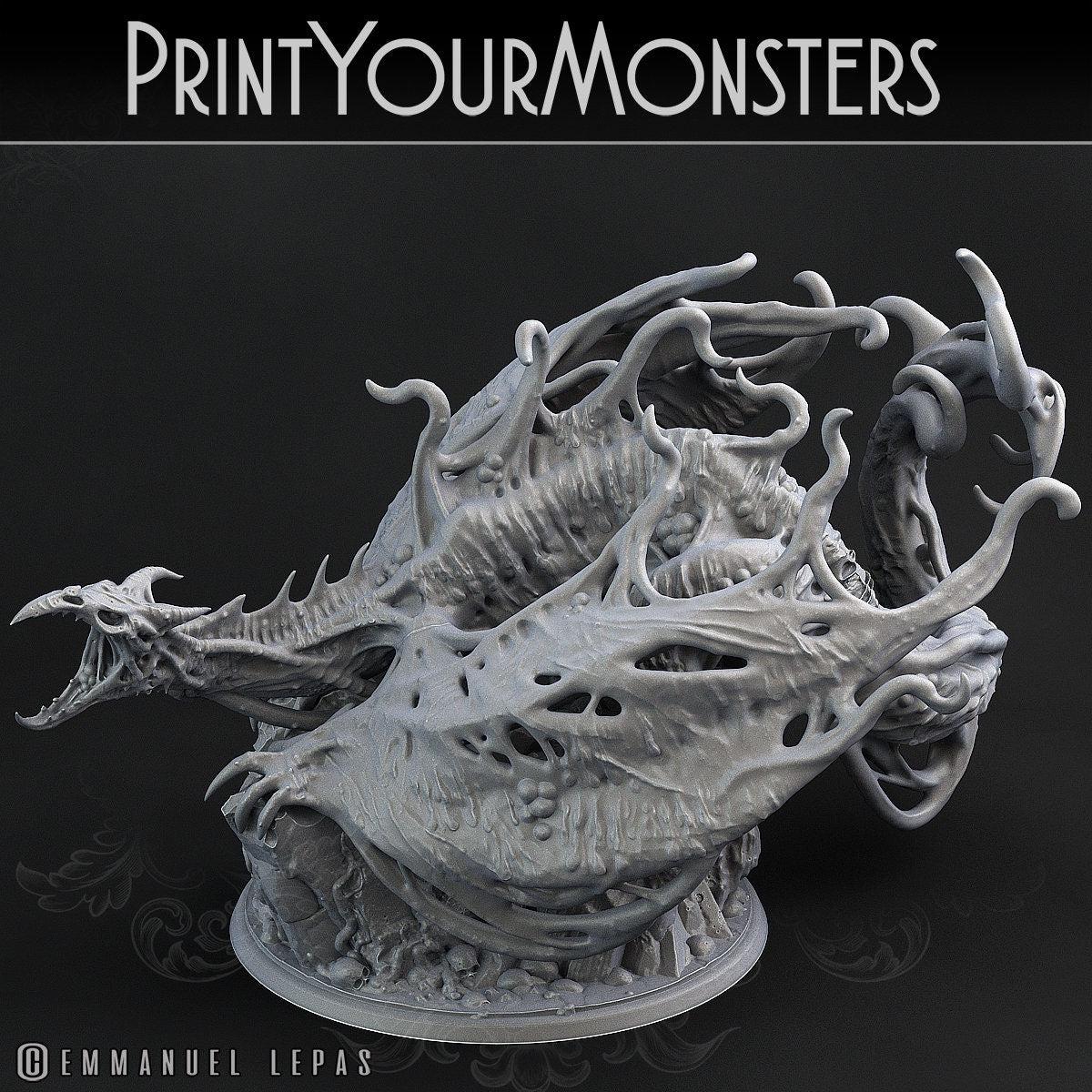 Sentient  Ooze Dragon - Print Your Monsters