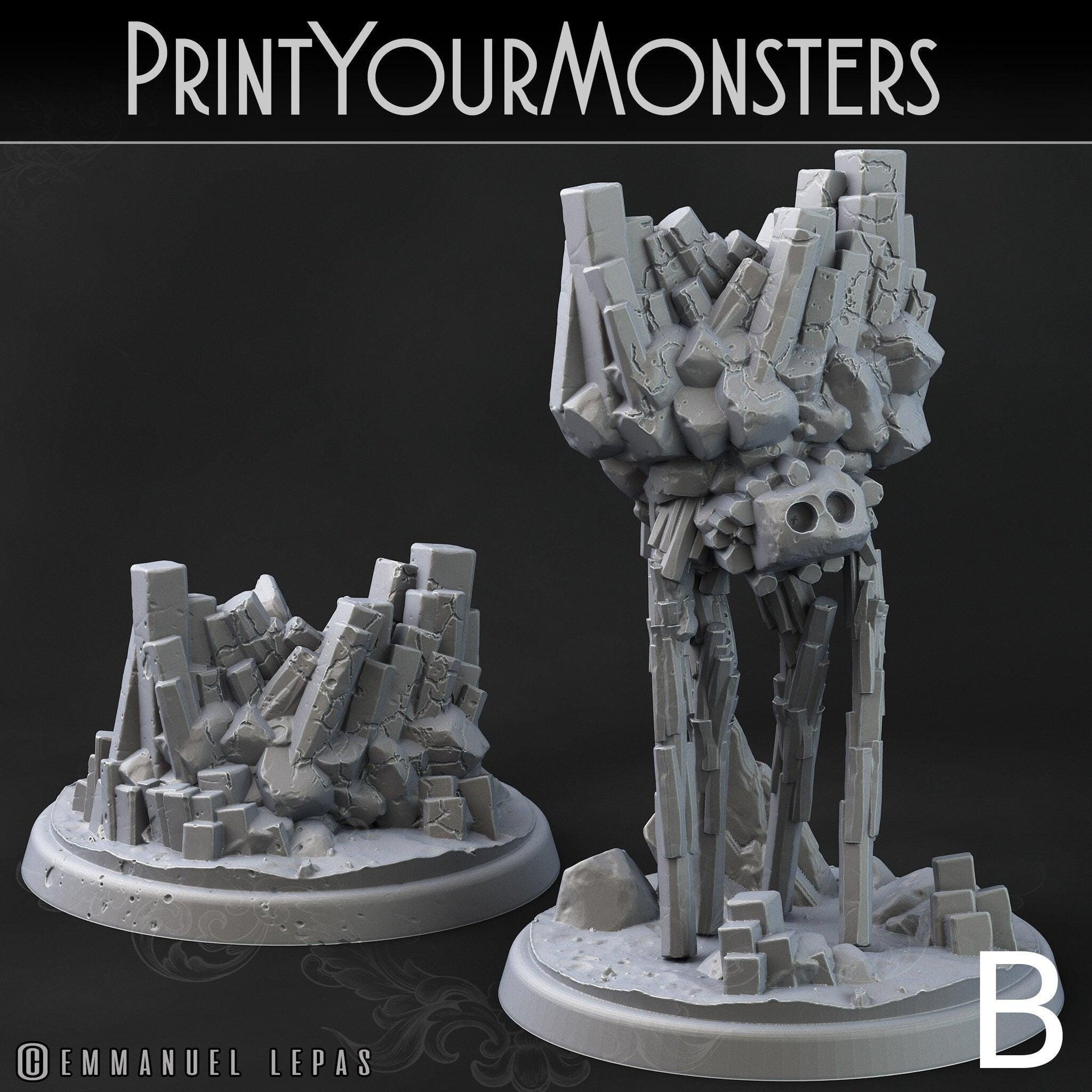Rock Monster Terranids - Print Your Monsters