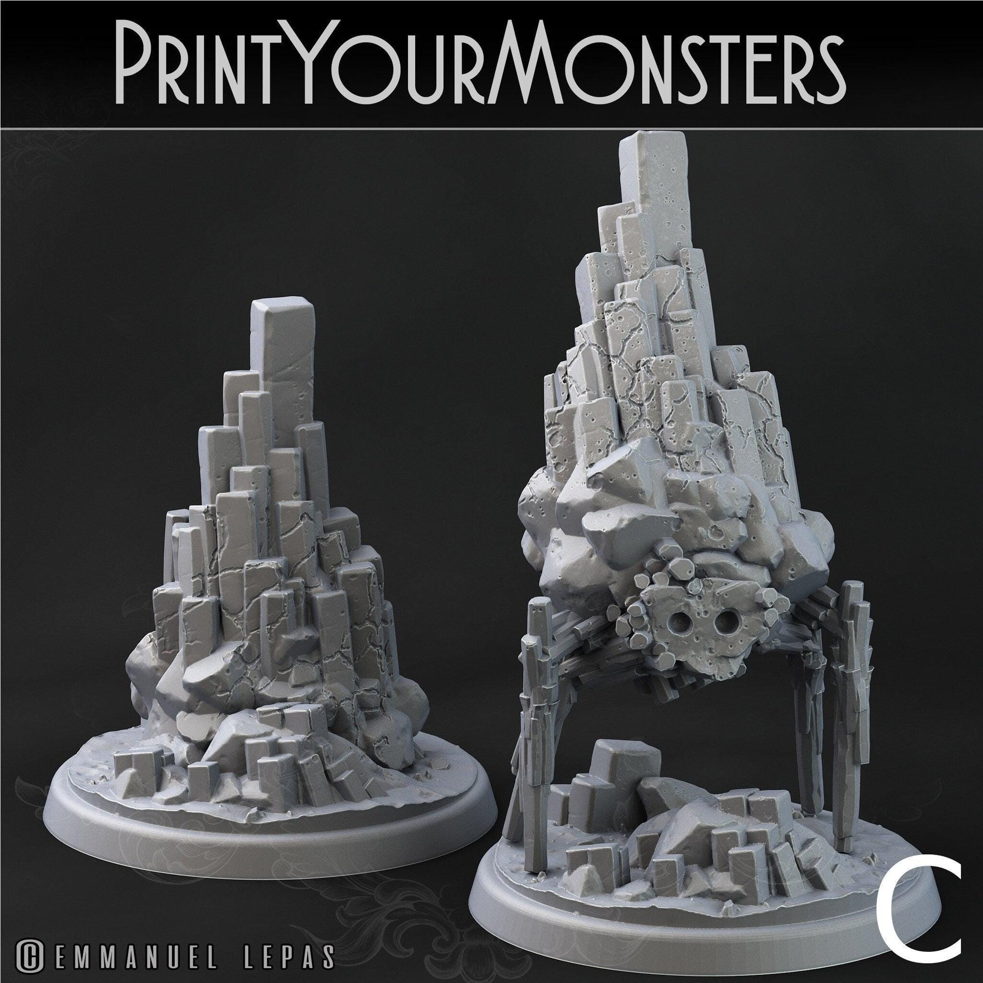 Rock Monster Terranids - Print Your Monsters