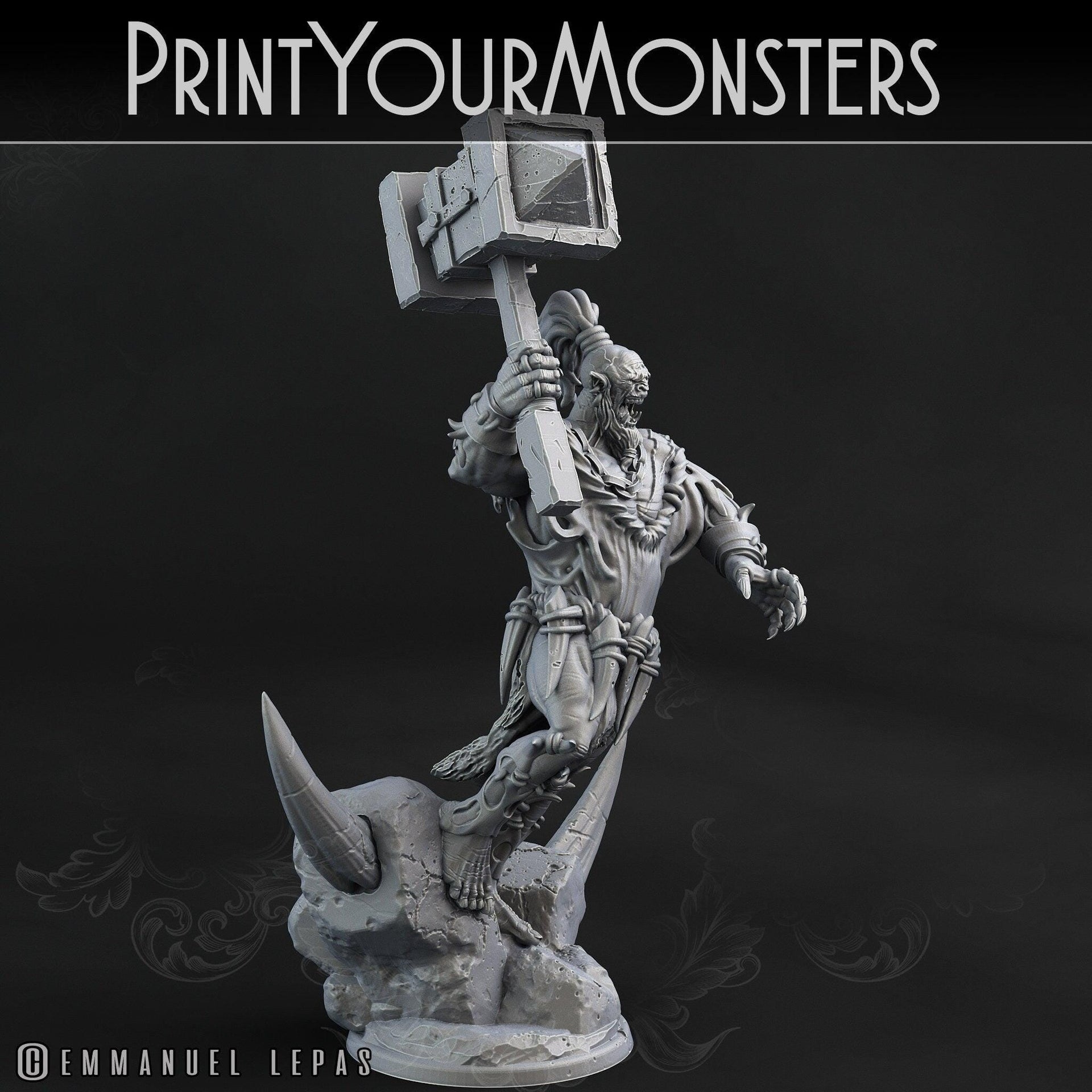 Orc Mauler - Print Your Monsters