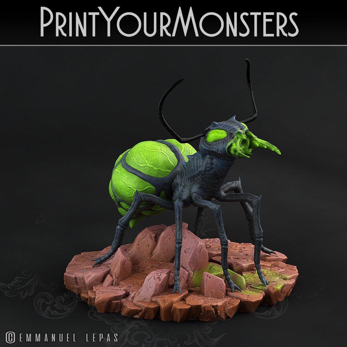 Poisonous Ants- Print Your Monsters