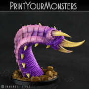 Purple Worm - Print Your Monsters