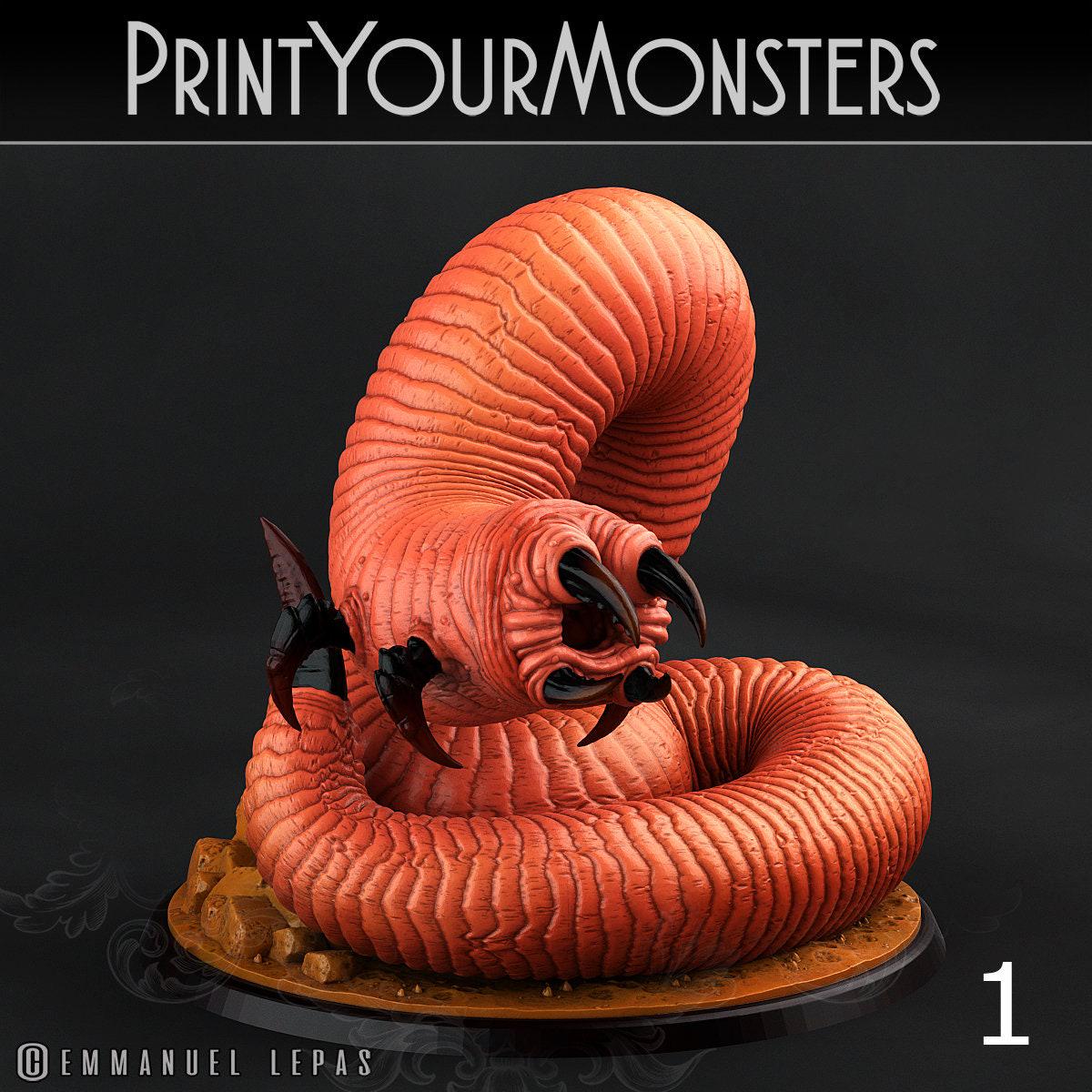 Tomb Grub - Print Your Monsters
