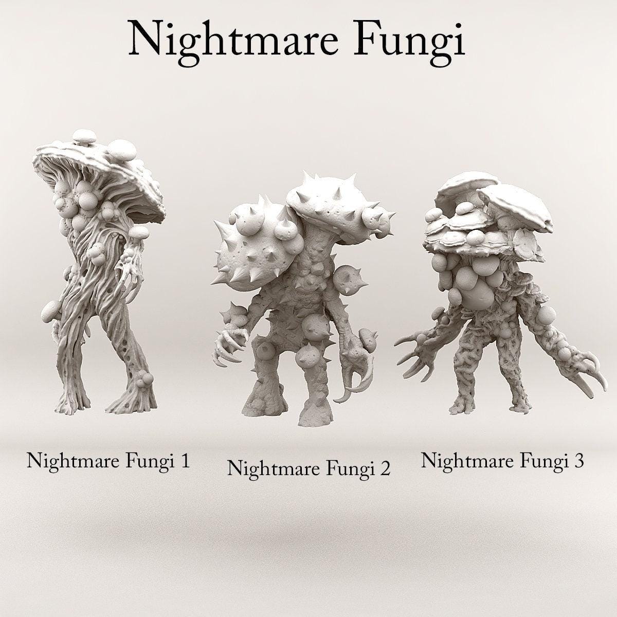 Nightmare Fungi Warriors - Print Your Monsters
