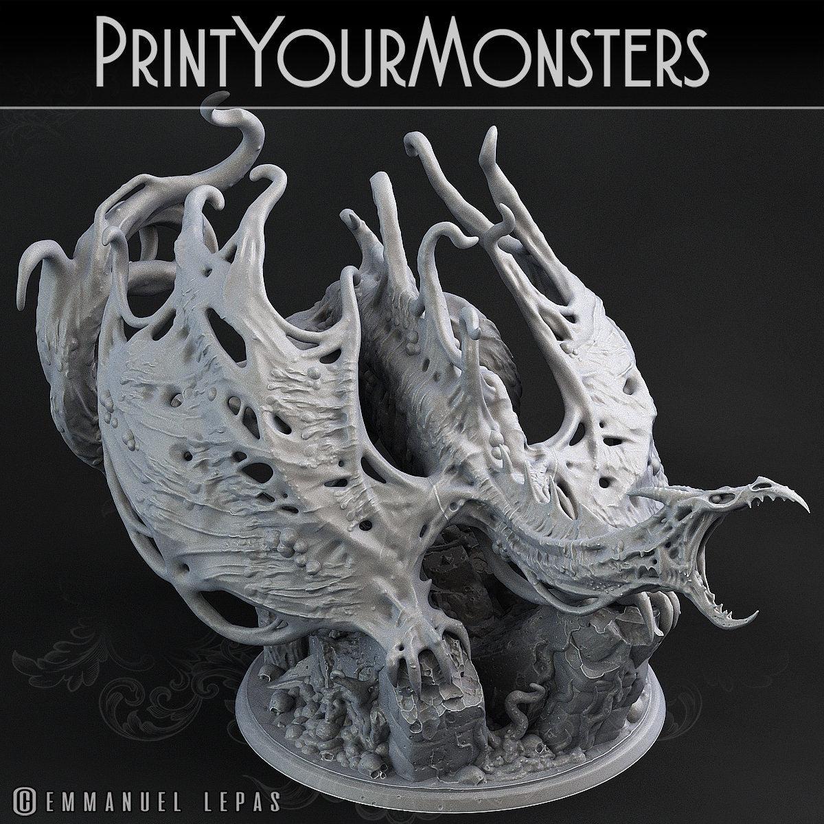 Sentient  Ooze Dragon - Print Your Monsters