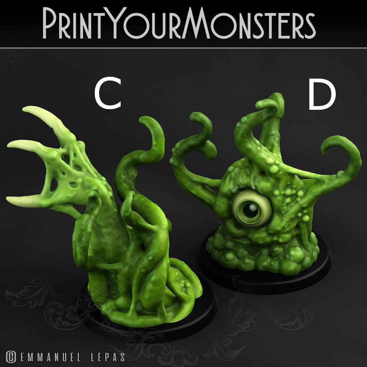 Sentient Ooze Monster - Print Your Monsters