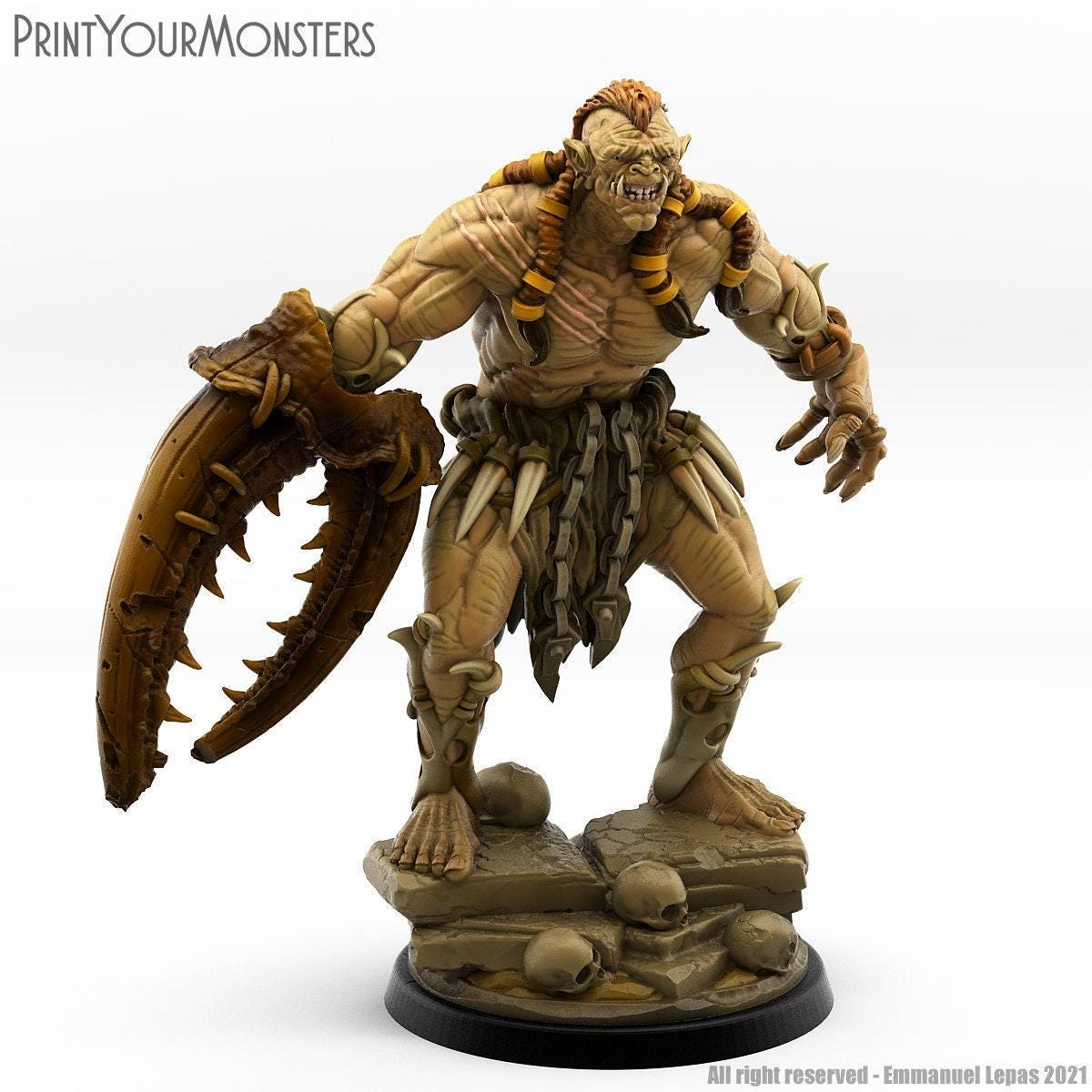 Orc Pit Fighter - Print Your Monsters