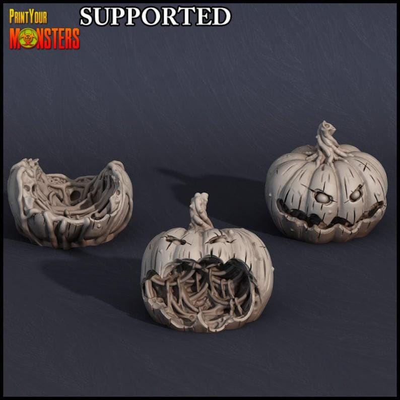 Pumpkin Heads - Print Your Monsters