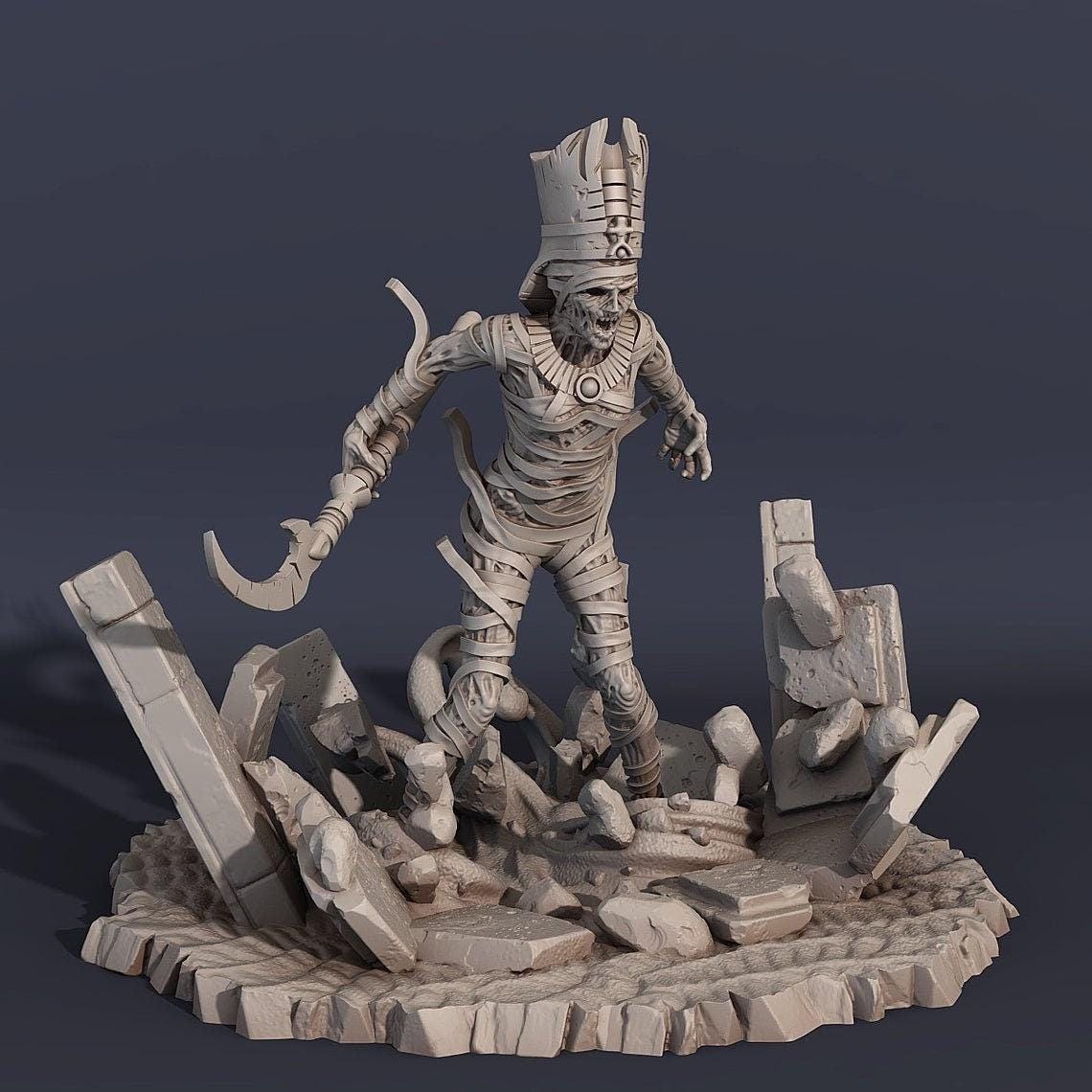 Mummy Tomb Queen - Print Your Monsters
