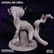 Chimera Koi Cobra. Snake Dragon - Sordane Publishing | 28mm and 32mm | Wargaming | DnD | Tabletop Roleplaying