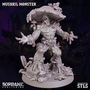 Mushril Monster. Mushroom Cave Abomination - Sordane Publishing | 28mm and 32mm | Wargaming | DnD | Tabletop Roleplaying