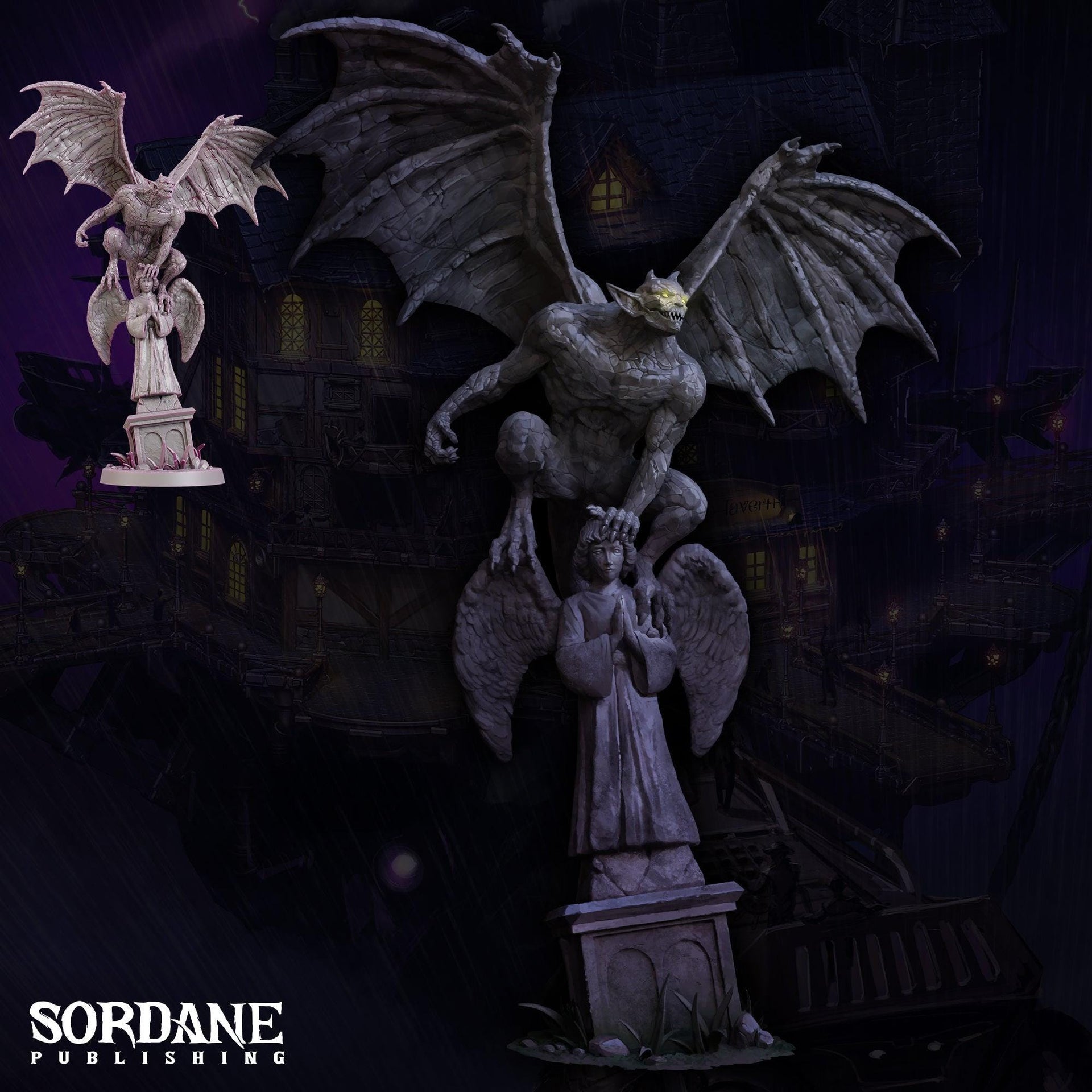 Gargoyles - Sordane Publishing | 28mm and 32mm | Wargaming | DnD | Tabletop Roleplaying