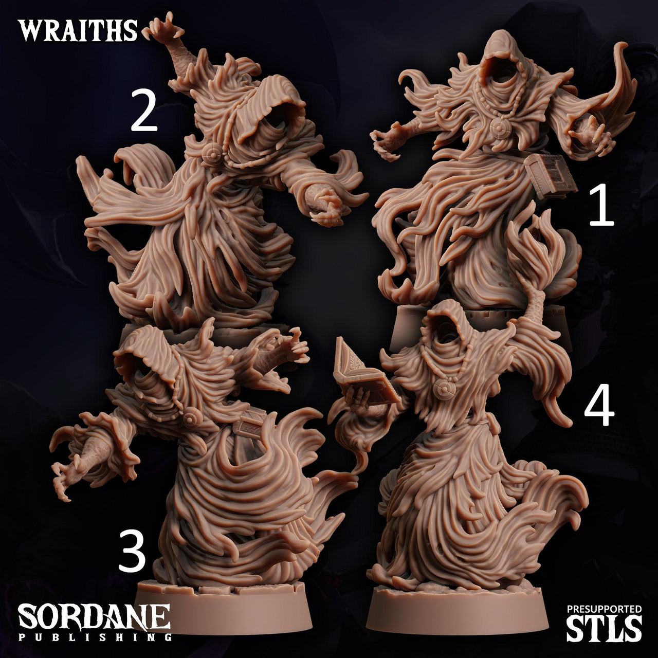 Wraiths - Sordane Publishing | 28mm and 32mm | Wargaming | DnD | Tabletop Roleplaying