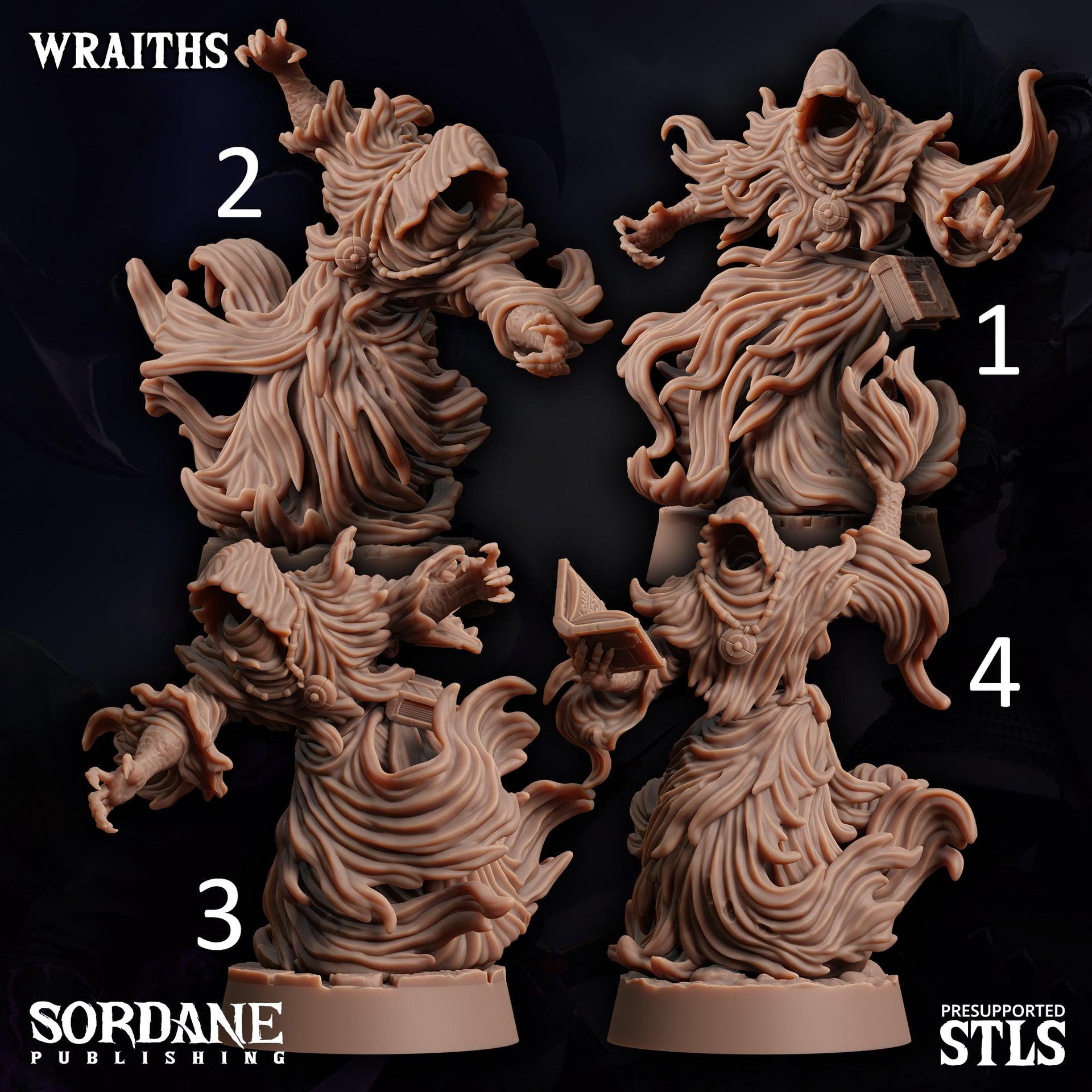 Wraiths - Sordane Publishing | 28mm and 32mm | Wargaming | DnD | Tabletop Roleplaying