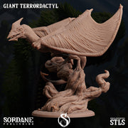 Giant Terrordactyl - Sordane Publishing | 28mm and 32mm | Wargaming | DnD | Tabletop Roleplaying
