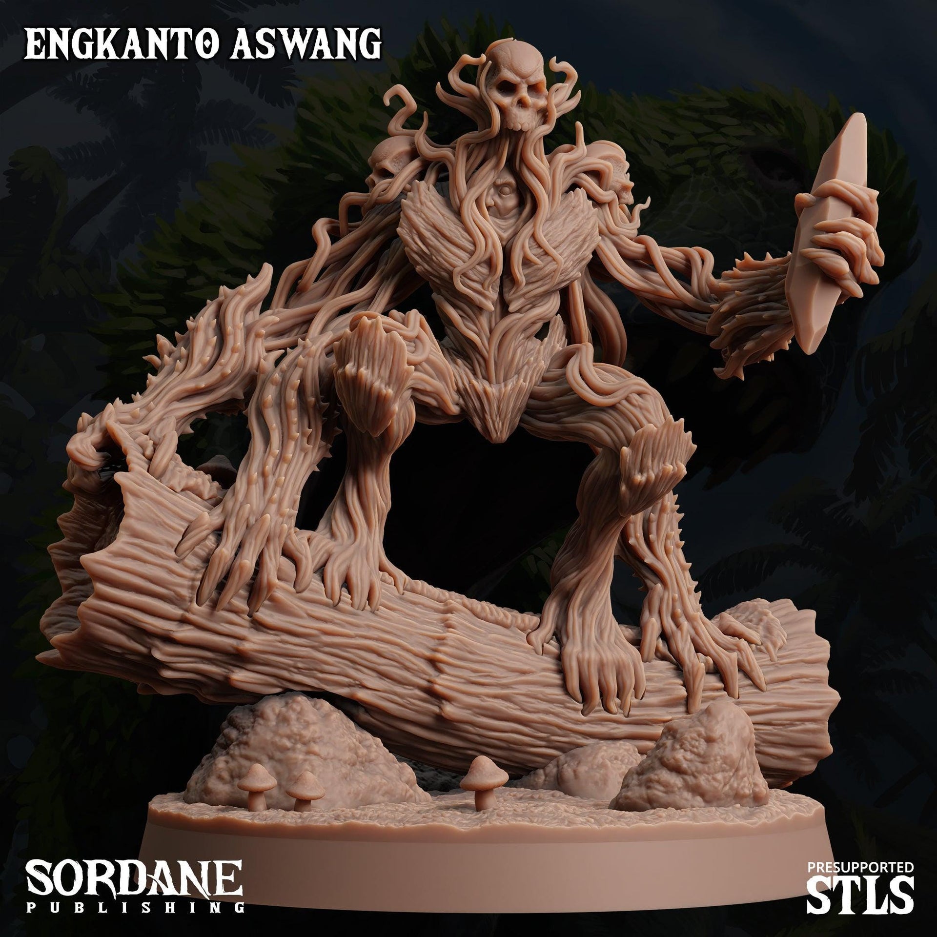 Engkanto Aswang. Undead Vine Monster - Sordane Publishing | 28mm and 32mm | Wargaming | DnD | Tabletop Roleplaying