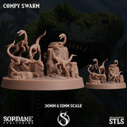 Compy Swarm. Raptor Pack - Sordane Publishing | 28mm and 32mm | Wargaming | DnD | Tabletop Roleplaying