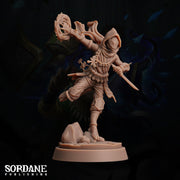 Pelagian Rogue, Kalis Driftfin - Sordane Publishing | 28mm and 32mm | Wargaming | DnD | Tabletop Roleplaying