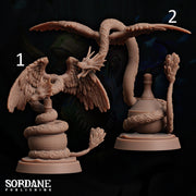 Snake Tuavala, winged Coatl - Sordane Publishing | 28mm and 32mm | Wargaming | DnD | Tabletop Roleplaying