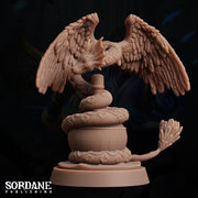 Snake Tuavala, winged Coatl - Sordane Publishing | 28mm and 32mm | Wargaming | DnD | Tabletop Roleplaying