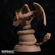 Snake Tuavala, winged Coatl - Sordane Publishing | 28mm and 32mm | Wargaming | DnD | Tabletop Roleplaying