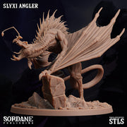 Slyxi Angler, anglerfish dragon - Sordane Publishing | 28mm and 32mm | Wargaming | DnD | Tabletop Roleplaying