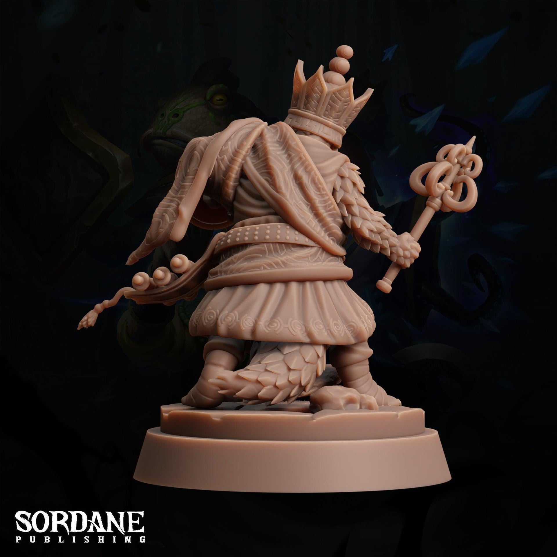 Pagpag Cleric, Llinae - Sordane Publishing | 28mm and 32mm | Wargaming | DnD | Tabletop Roleplaying