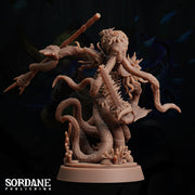 Rift Ouqdar, Octopus Warrior - Sordane Publishing | 28mm and 32mm | Wargaming | DnD | Tabletop Roleplaying