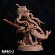 Rift Ouqdar, Octopus Warrior - Sordane Publishing | 28mm and 32mm | Wargaming | DnD | Tabletop Roleplaying