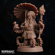 Ouqdar Wizard, Octopus Sorcerer - Sordane Publishing | 28mm and 32mm | Wargaming | DnD | Tabletop Roleplaying