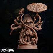 Ouqdar Wizard, Octopus Sorcerer - Sordane Publishing | 28mm and 32mm | Wargaming | DnD | Tabletop Roleplaying