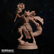 Isatis Paladin, Wolf Folk Knight - Sordane Publishing | 28mm and 32mm | Wargaming | DnD | Tabletop Roleplaying