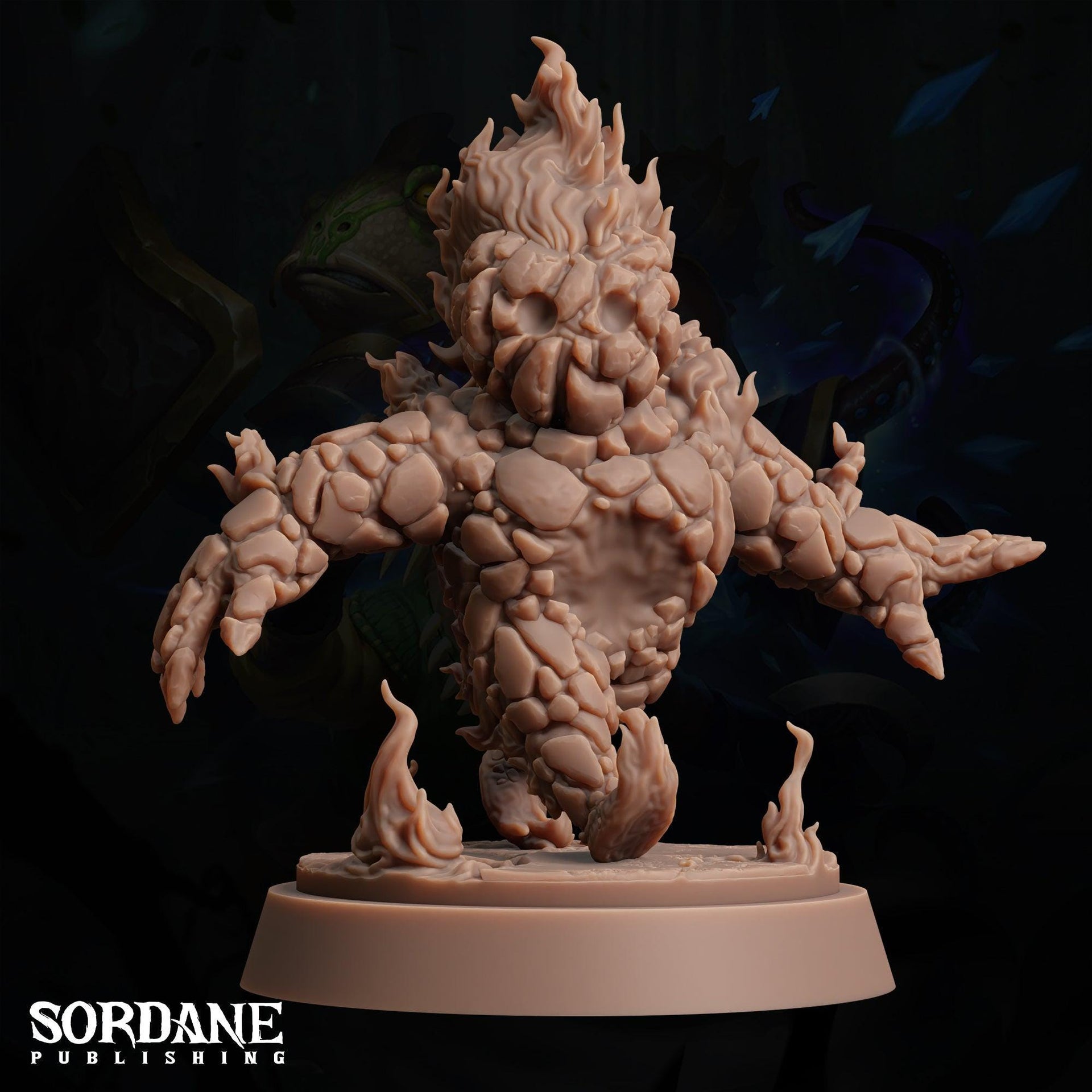 Emberlyn, Magma Elemental - Sordane Publishing | 28mm and 32mm | Wargaming | DnD | Tabletop Roleplaying