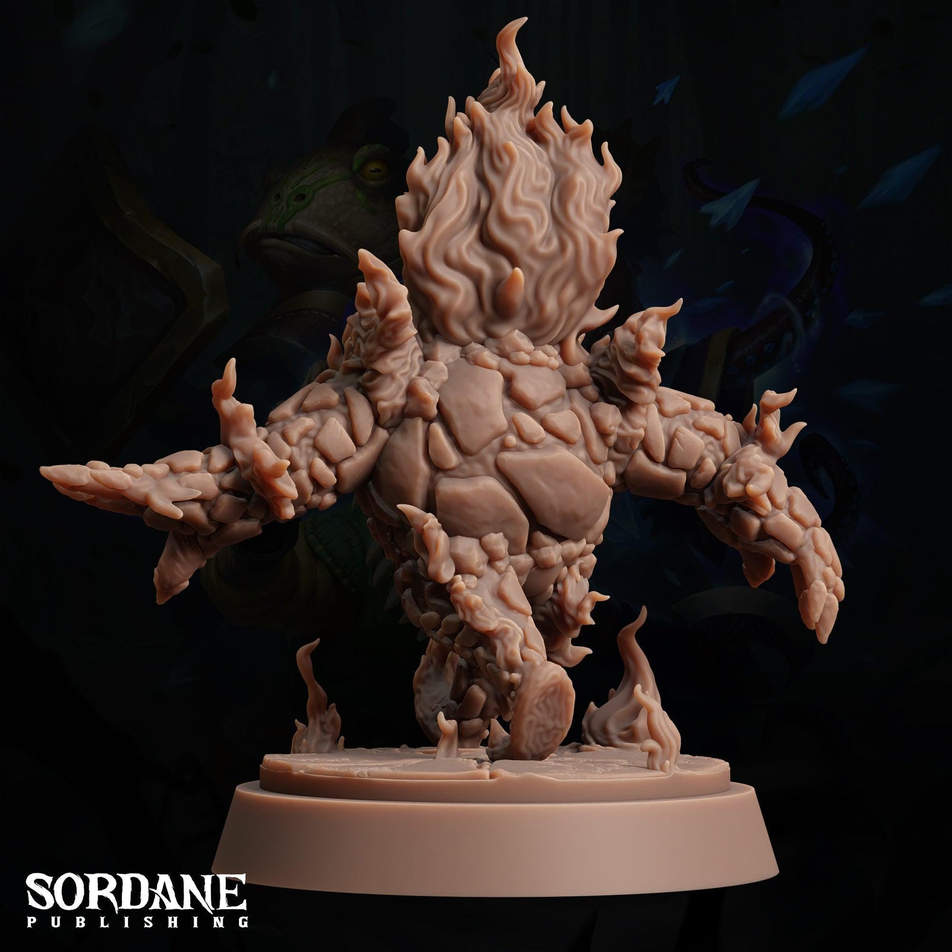 Emberlyn, Magma Elemental - Sordane Publishing | 28mm and 32mm | Wargaming | DnD | Tabletop Roleplaying