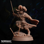 Colonial Royal Company Captain, Fennec Fox General - Sordane Publishing | 28mm and 32mm | Wargaming | DnD | Tabletop Roleplaying