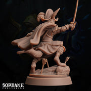 Colonial Royal Company Captain, Fennec Fox General - Sordane Publishing | 28mm and 32mm | Wargaming | DnD | Tabletop Roleplaying