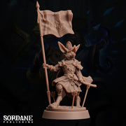 Colonial Royal Company Captain, Fennec Fox General - Sordane Publishing | 28mm and 32mm | Wargaming | DnD | Tabletop Roleplaying