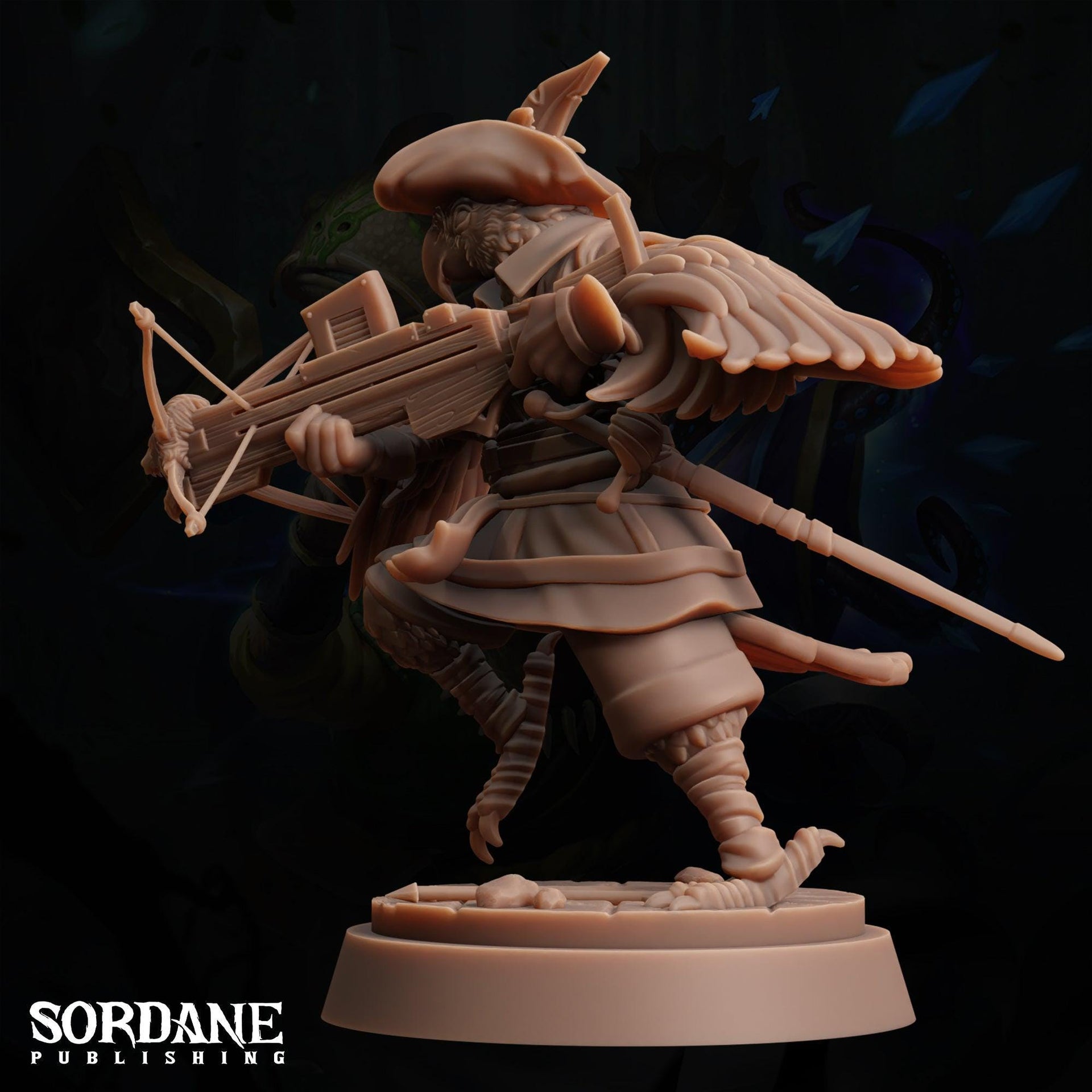 Colonial Hellion. Parrotfolk Adventurer - Sordane Publishing | 28mm and 32mm | Wargaming | DnD | Tabletop Roleplaying