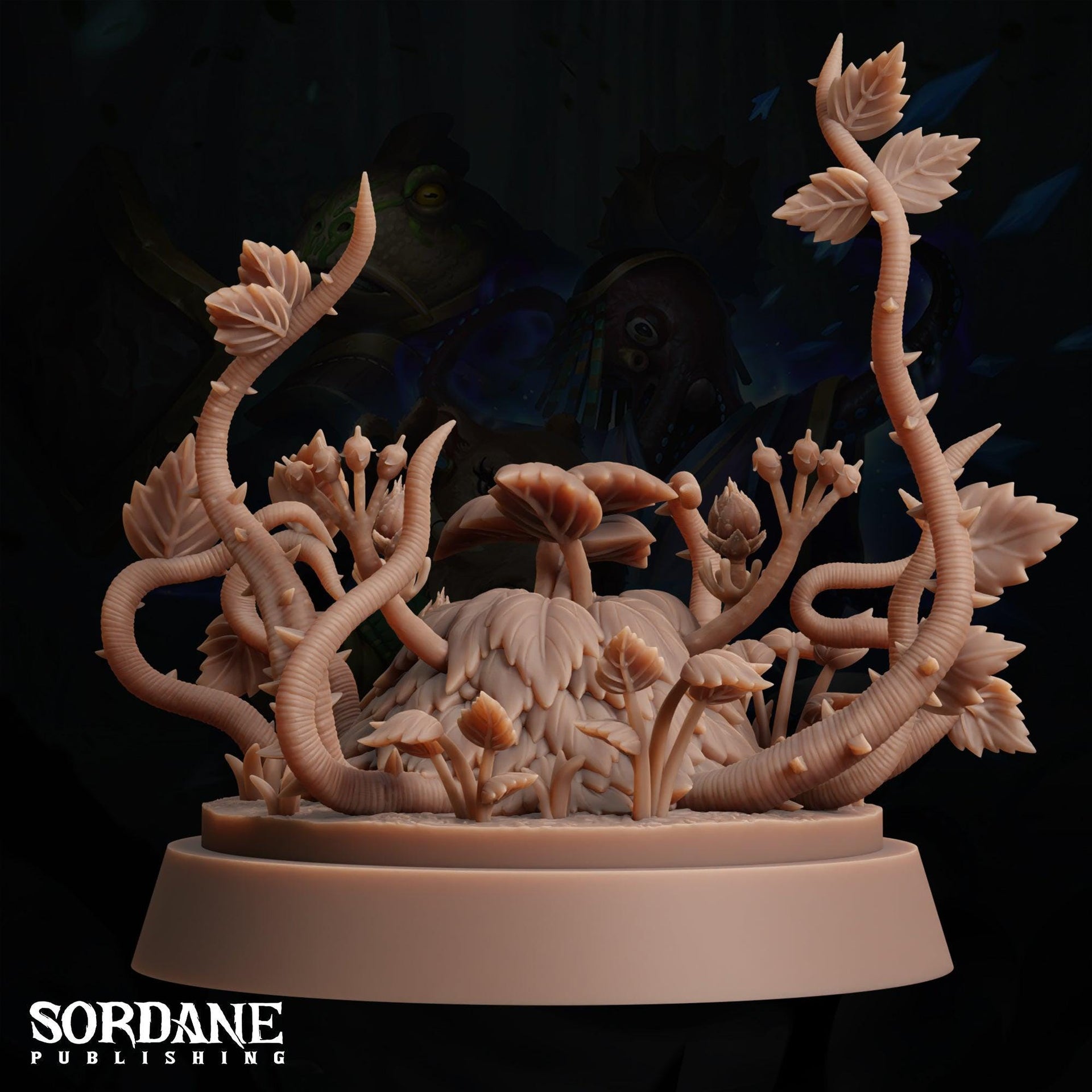 Dark Ivy. Carnivorous Plant Monster - Sordane Publishing | 28mm and 32mm | Wargaming | DnD | Tabletop Roleplaying