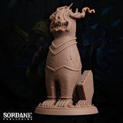 Chinthe Statue, Temple Beast Figure - Sordane Publishing | 28mm and 32mm | Wargaming | DnD | Tabletop Roleplaying