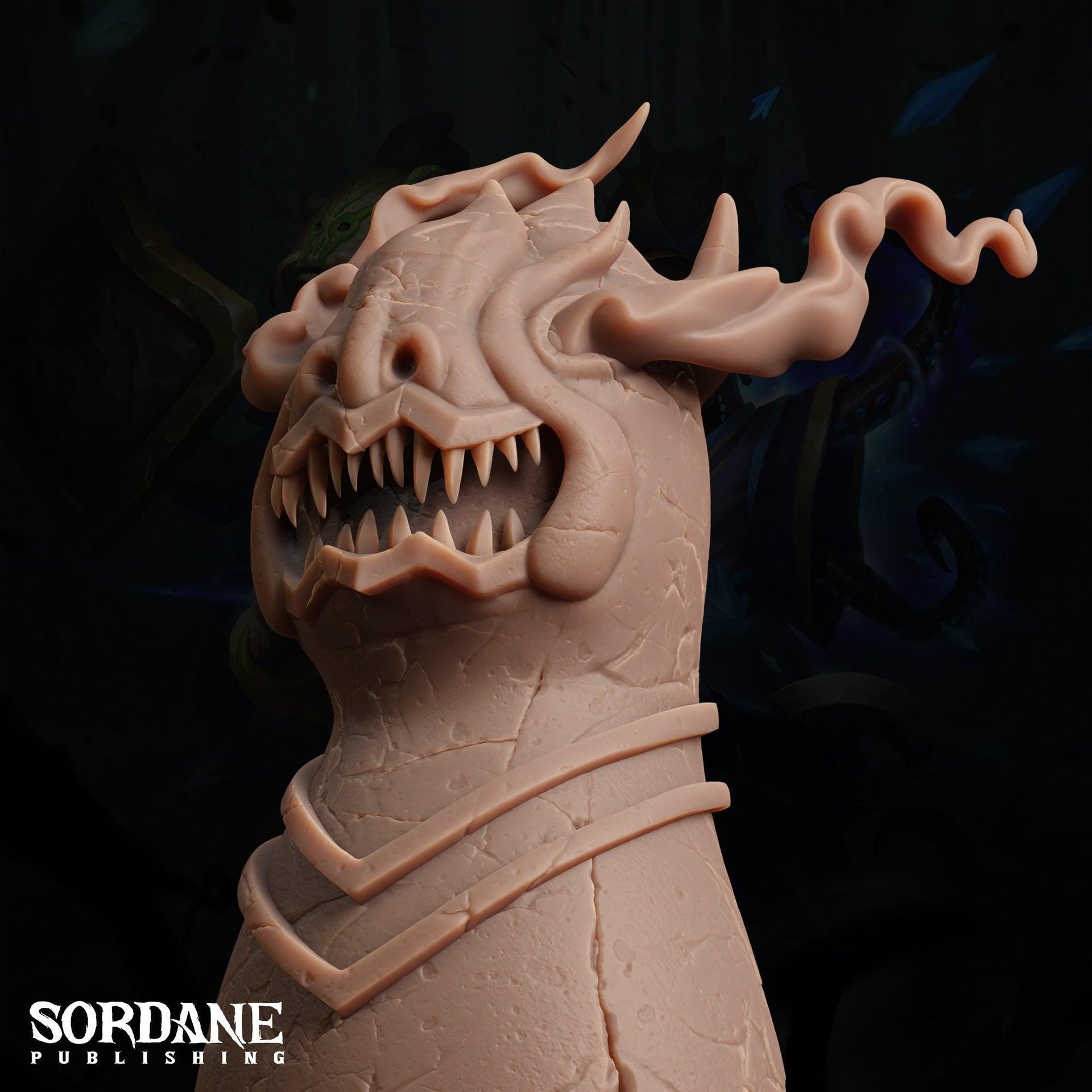 Chinthe Statue, Temple Beast Figure - Sordane Publishing | 28mm and 32mm | Wargaming | DnD | Tabletop Roleplaying