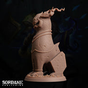 Chinthe Statue, Temple Beast Figure - Sordane Publishing | 28mm and 32mm | Wargaming | DnD | Tabletop Roleplaying