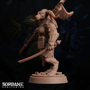 Buba Freedom Fighter Musuundra, Ox Folk Warrior - Sordane Publishing | 28mm and 32mm | Wargaming | DnD | Tabletop Roleplaying