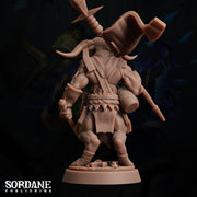 Buba Freedom Fighter Musuundra, Ox Folk Warrior - Sordane Publishing | 28mm and 32mm | Wargaming | DnD | Tabletop Roleplaying