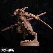 Buba Freedom Fighter Musuundra, Ox Folk Warrior - Sordane Publishing | 28mm and 32mm | Wargaming | DnD | Tabletop Roleplaying