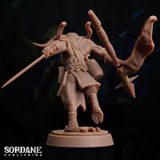 Buba Freedom Fighter Musuundra, Ox Folk Warrior - Sordane Publishing | 28mm and 32mm | Wargaming | DnD | Tabletop Roleplaying