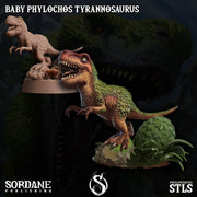 Baby Phylochos Tyrannosaurus, Tree Rex - Sordane Publishing | 28mm and 32mm | Wargaming | DnD | Tabletop Roleplaying