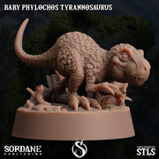 Baby Phylochos Tyrannosaurus, Tree Rex - Sordane Publishing | 28mm and 32mm | Wargaming | DnD | Tabletop Roleplaying