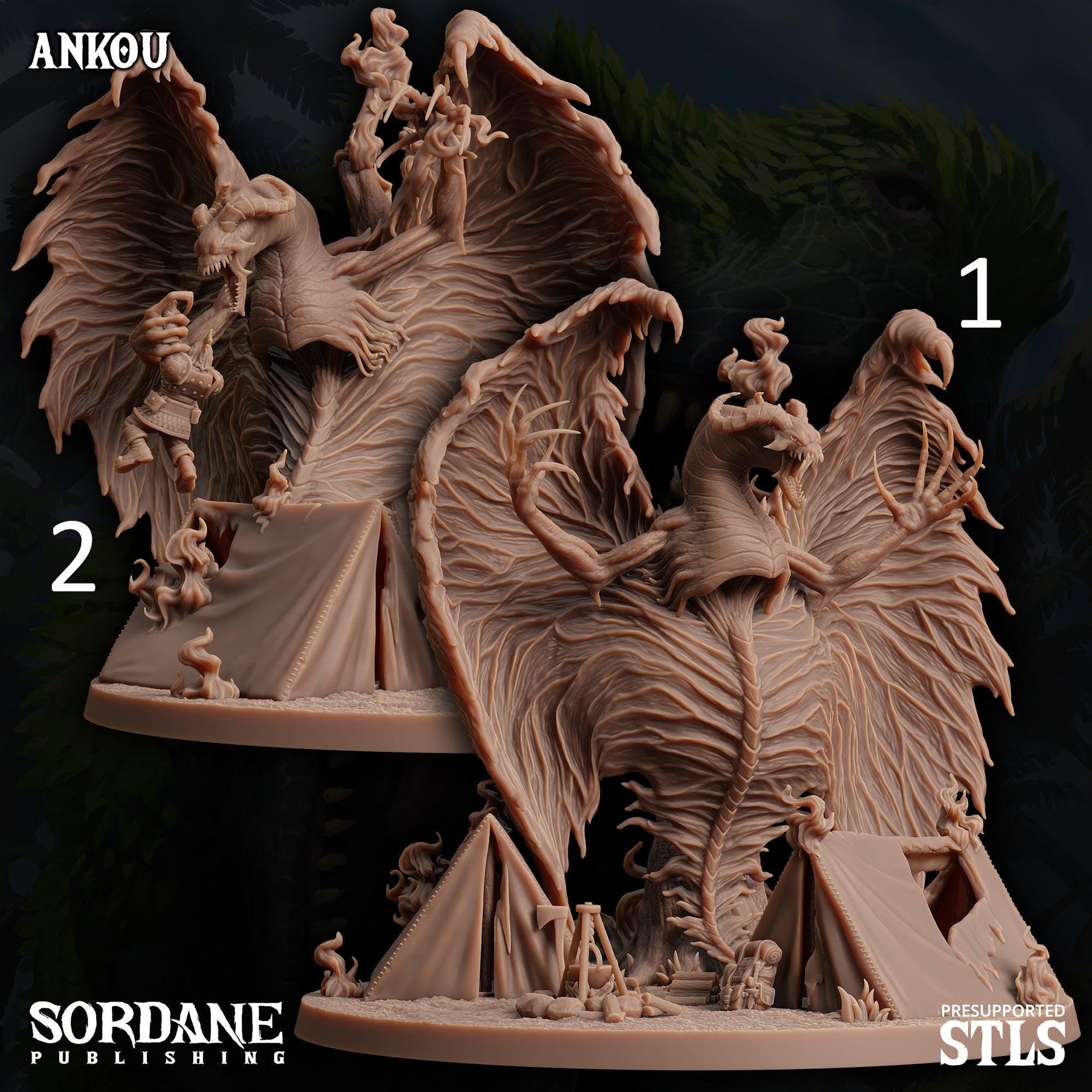 Ankou, Demonic Spirit - Sordane Publishing | 28mm and 32mm | Wargaming | DnD | Tabletop Roleplaying