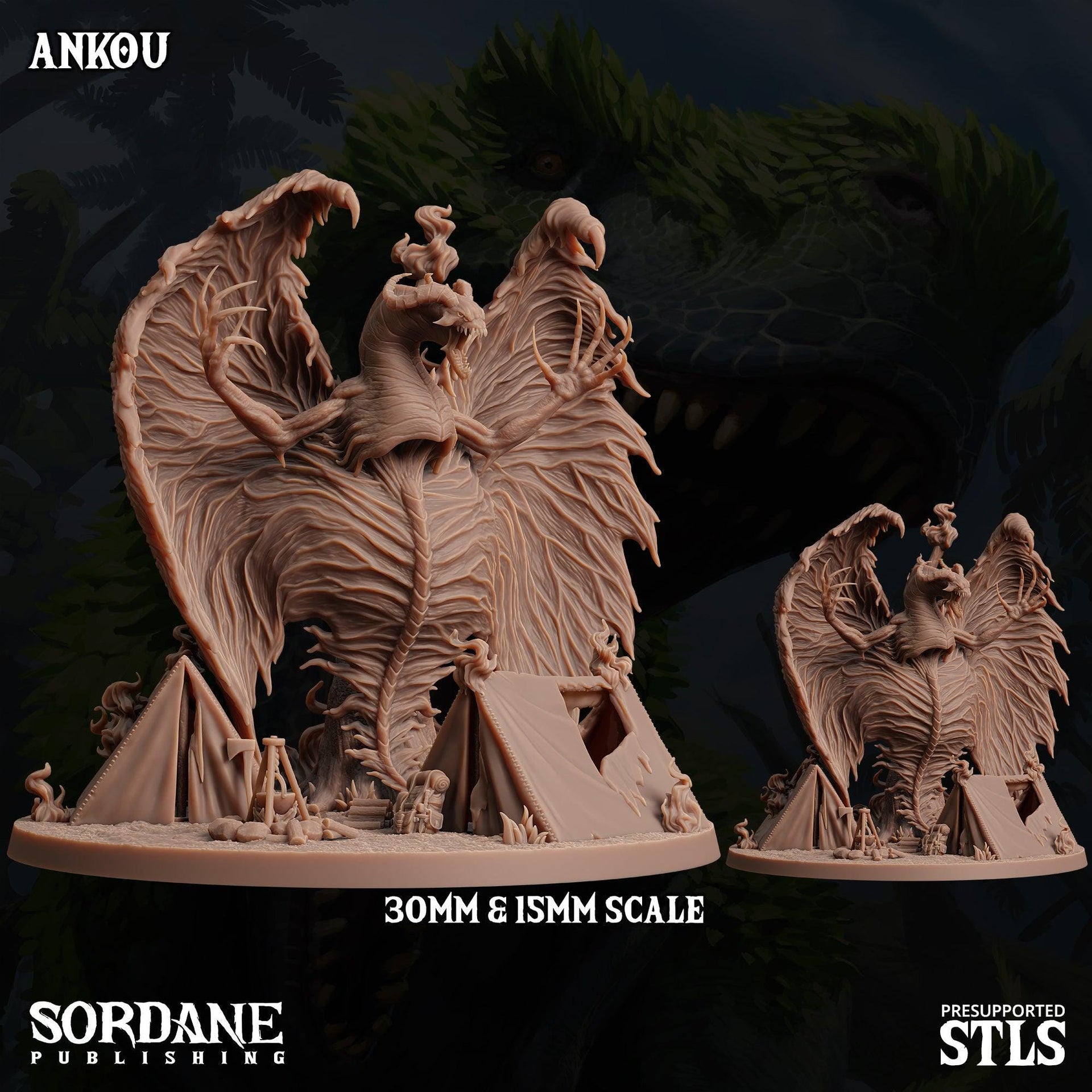 Ankou, Demonic Spirit - Sordane Publishing | 28mm and 32mm | Wargaming | DnD | Tabletop Roleplaying